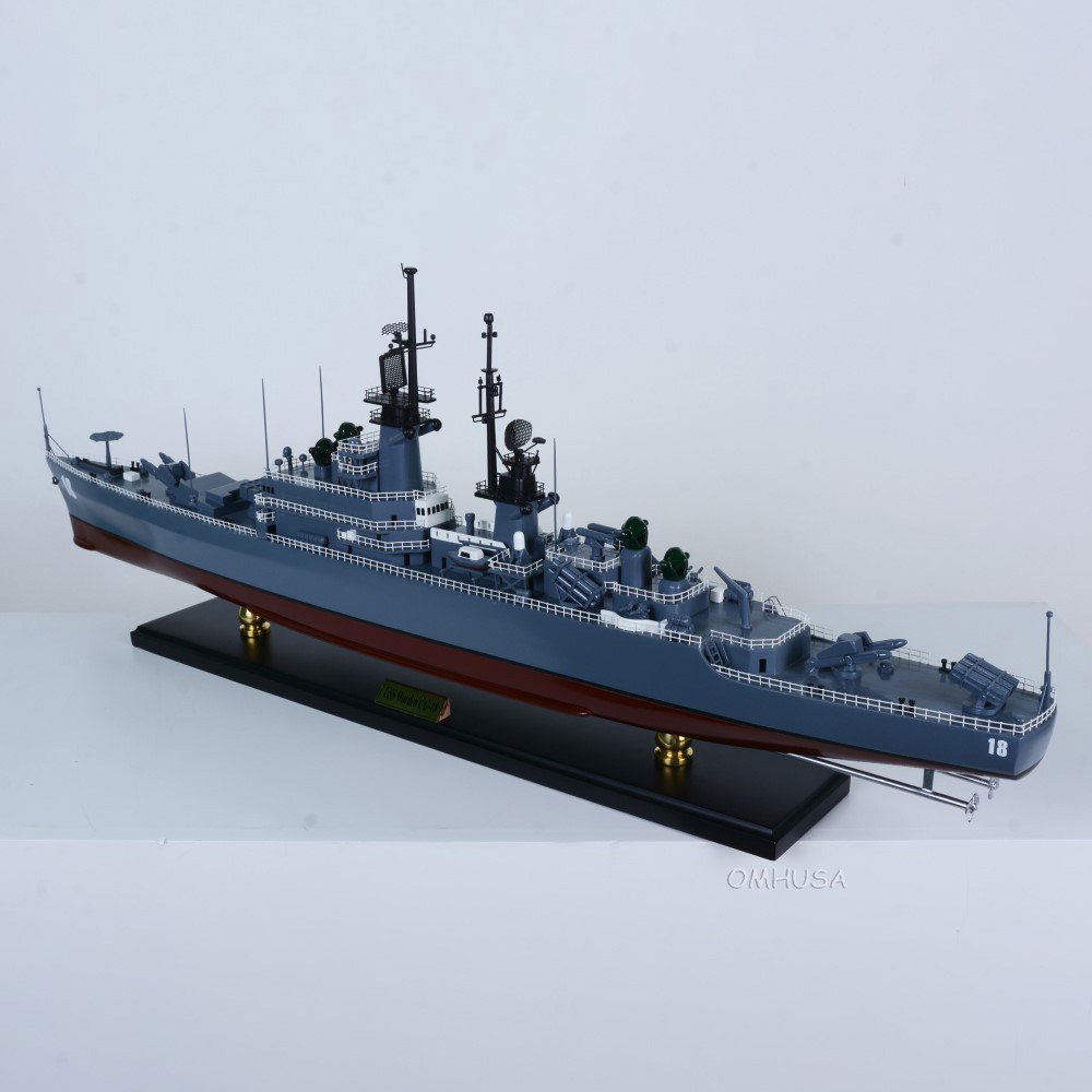 13" Unfinished Wood Hand Painted Model Boat HomeRoots