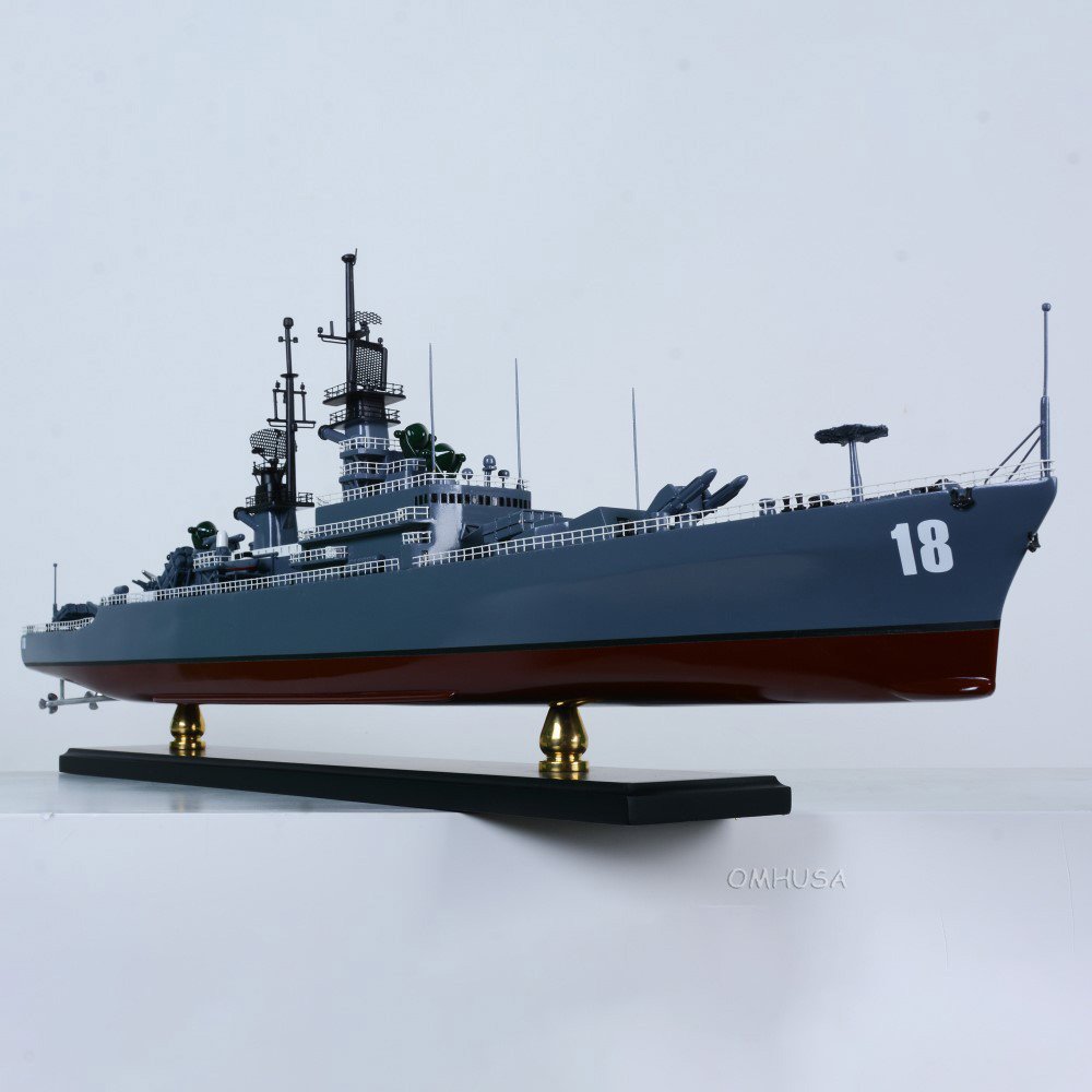 13" Unfinished Wood Hand Painted Model Boat HomeRoots