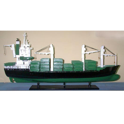 8" Unfinished Wood Hand Painted Model Boat HomeRoots
