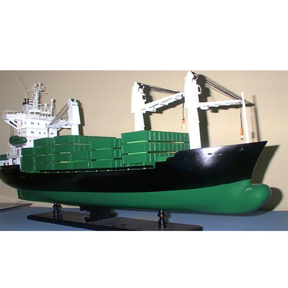 8" Unfinished Wood Hand Painted Model Boat HomeRoots