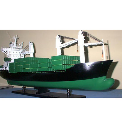 8" Unfinished Wood Hand Painted Model Boat HomeRoots
