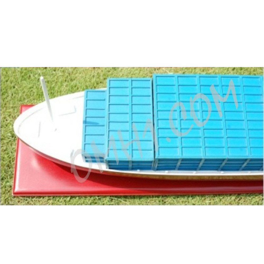 11" Unfinished Wood Hand Painted Model Boat HomeRoots
