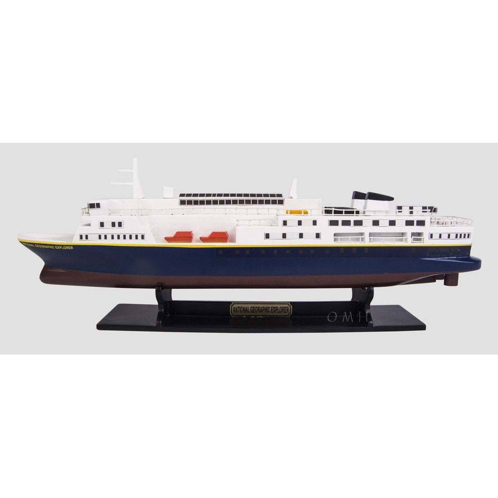5" Unfinished Wood Hand Painted Model Boat HomeRoots