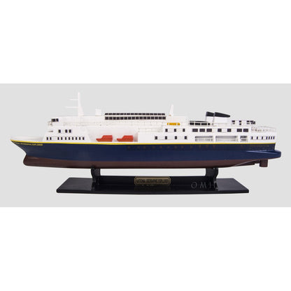 5" Unfinished Wood Hand Painted Model Boat HomeRoots