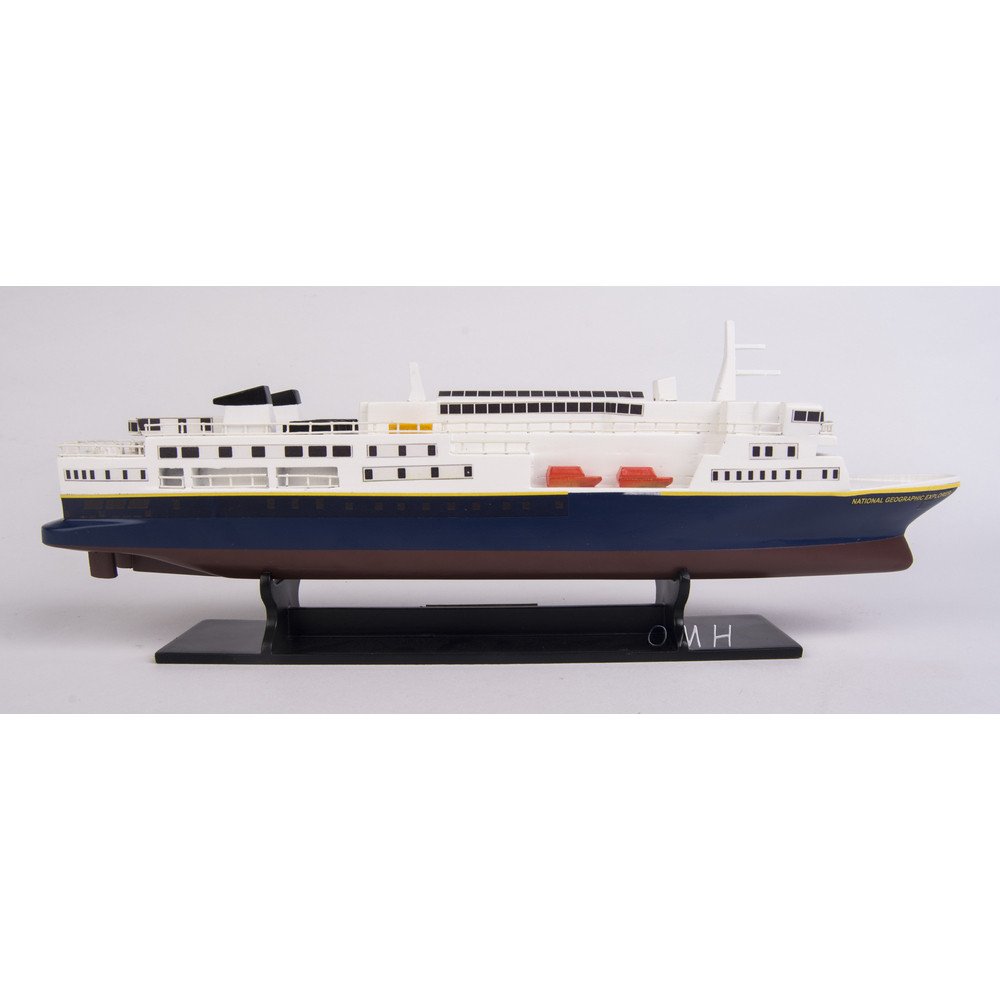 5" Unfinished Wood Hand Painted Model Boat HomeRoots