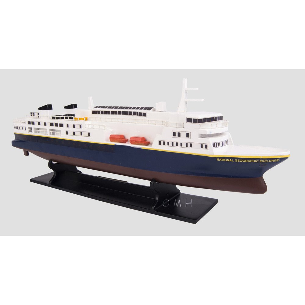 5" Unfinished Wood Hand Painted Model Boat HomeRoots