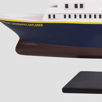 5" Unfinished Wood Hand Painted Model Boat HomeRoots