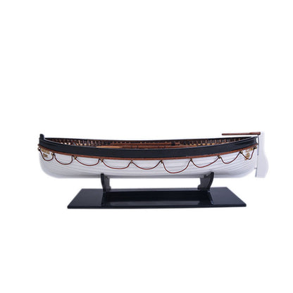 3" Unfinished Wood Hand Painted Model Boat HomeRoots