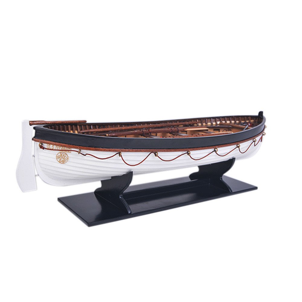 3" Unfinished Wood Hand Painted Model Boat HomeRoots