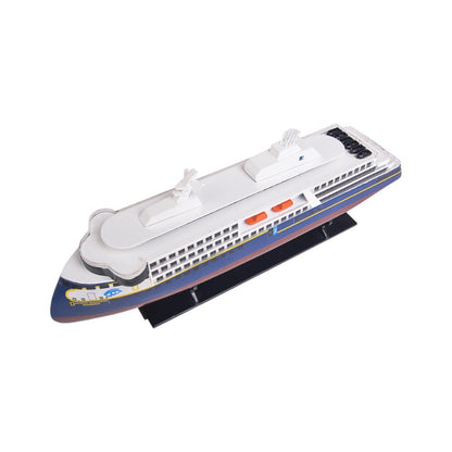 4" Unfinished Wood Hand Painted Model Boat HomeRoots