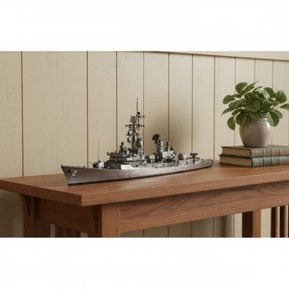 10" Unfinished Wood Hand Painted Model Boat HomeRoots