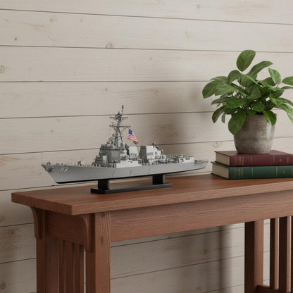 10" Unfinished Wood Hand Painted Model Boat HomeRoots