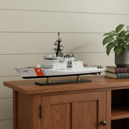 10" Unfinished Wood Hand Painted Model Boat HomeRoots