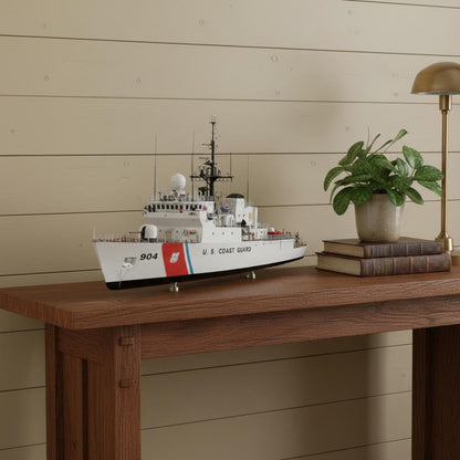 10" Unfinished Wood Hand Painted Model Boat HomeRoots