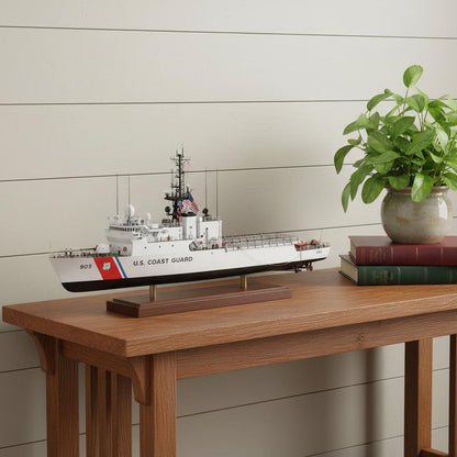 10" Unfinished Wood Hand Painted Model Boat HomeRoots