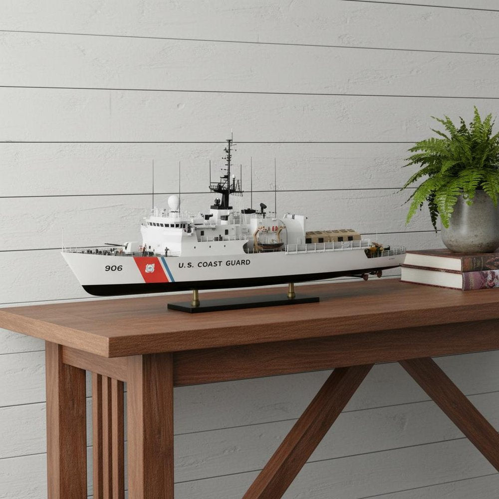 10" Unfinished Wood Hand Painted Model Boat HomeRoots