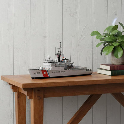 10" Unfinished Wood Hand Painted Model Boat HomeRoots