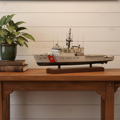 10" Unfinished Wood Hand Painted Model Boat HomeRoots