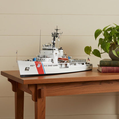 10" Unfinished Wood Hand Painted Model Boat HomeRoots