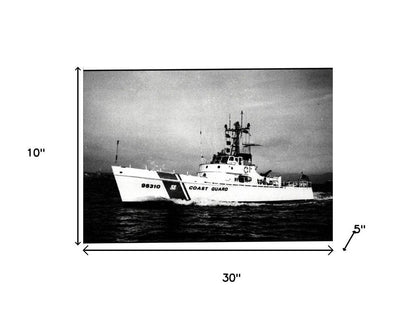 10" Unfinished Wood Hand Painted Model Boat HomeRoots