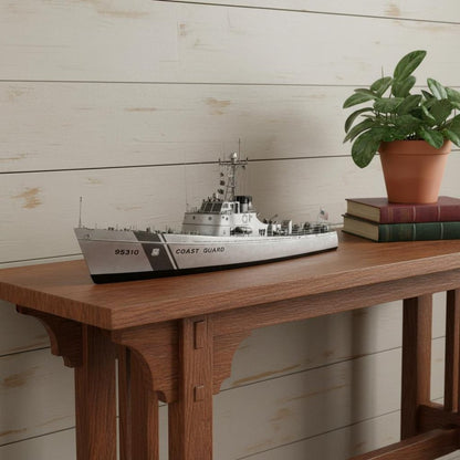 10" Unfinished Wood Hand Painted Model Boat HomeRoots