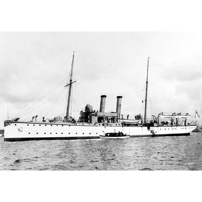 10" Unfinished Wood Hand Painted Model Boat HomeRoots