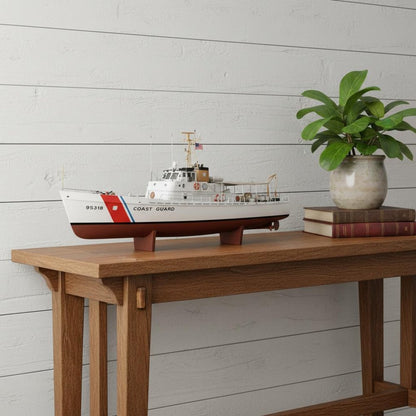 10" Unfinished Wood Hand Painted Model Boat HomeRoots