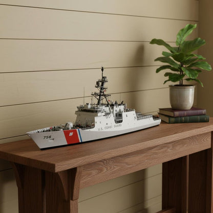 10" Unfinished Wood Hand Painted Model Boat HomeRoots