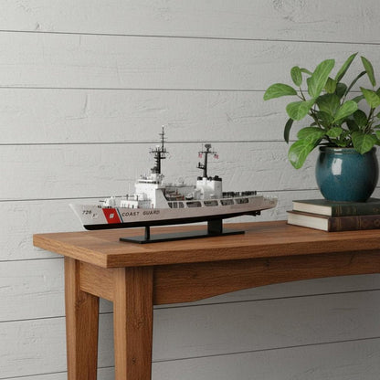 10" Unfinished Wood Hand Painted Model Boat HomeRoots