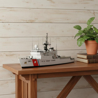 10" Unfinished Wood Hand Painted Model Boat HomeRoots