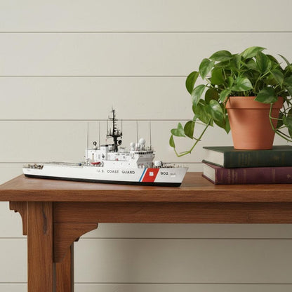 10" Unfinished Wood Hand Painted Model Boat HomeRoots