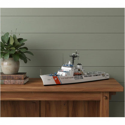 10" Unfinished Wood Hand Painted Model Boat HomeRoots