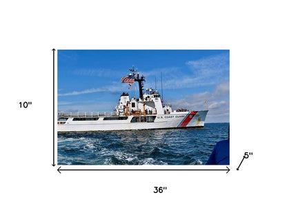 10" Unfinished Wood Hand Painted Model Boat HomeRoots