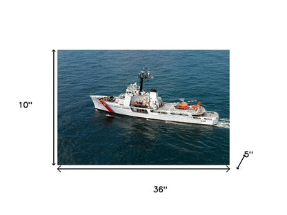 10" Unfinished Wood Hand Painted Model Boat HomeRoots