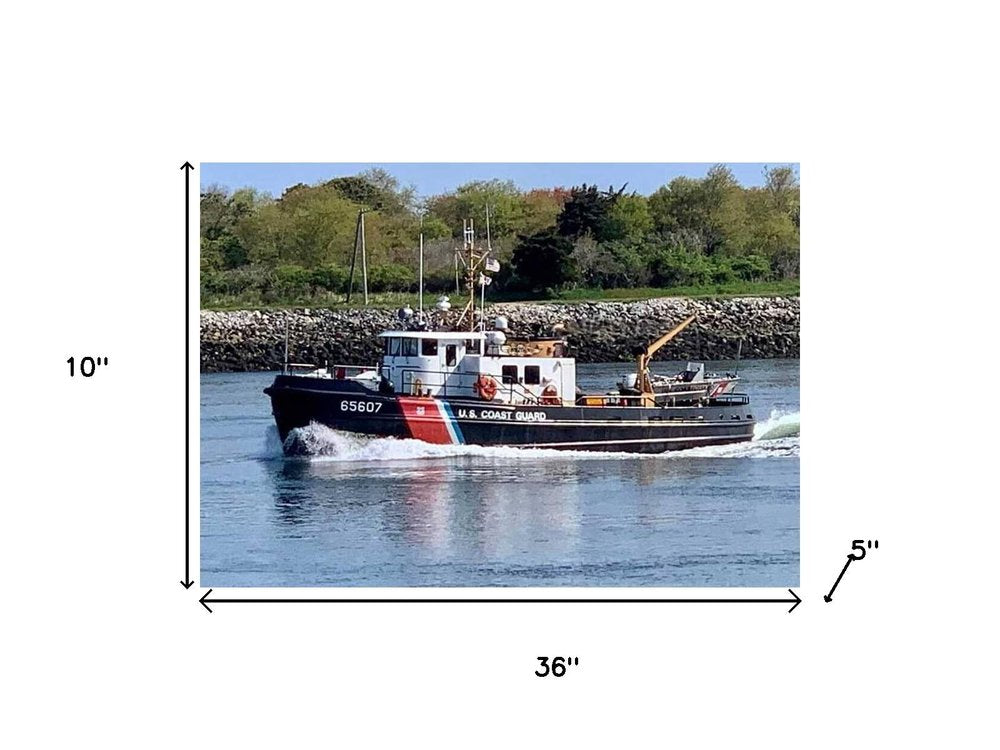 10" Unfinished Wood Hand Painted Model Boat HomeRoots