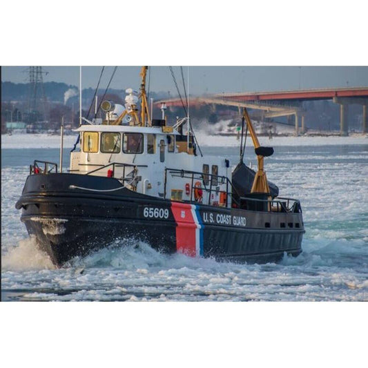 10" Unfinished Wood Hand Painted Model Boat HomeRoots