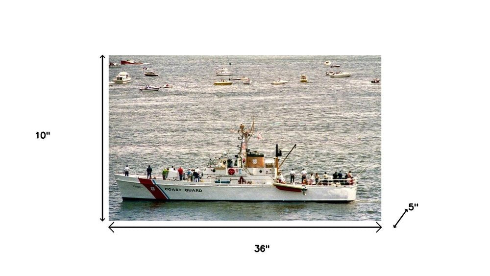 10" Unfinished Wood Hand Painted Model Boat HomeRoots
