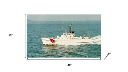 10" Unfinished Wood Hand Painted Model Boat HomeRoots