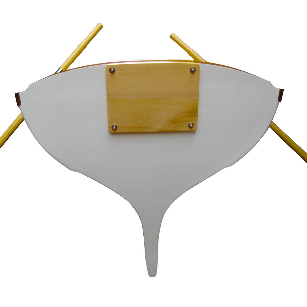 30" Unfinished Wood Hand Painted Model Boat HomeRoots