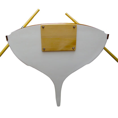 30" Unfinished Wood Hand Painted Model Boat HomeRoots