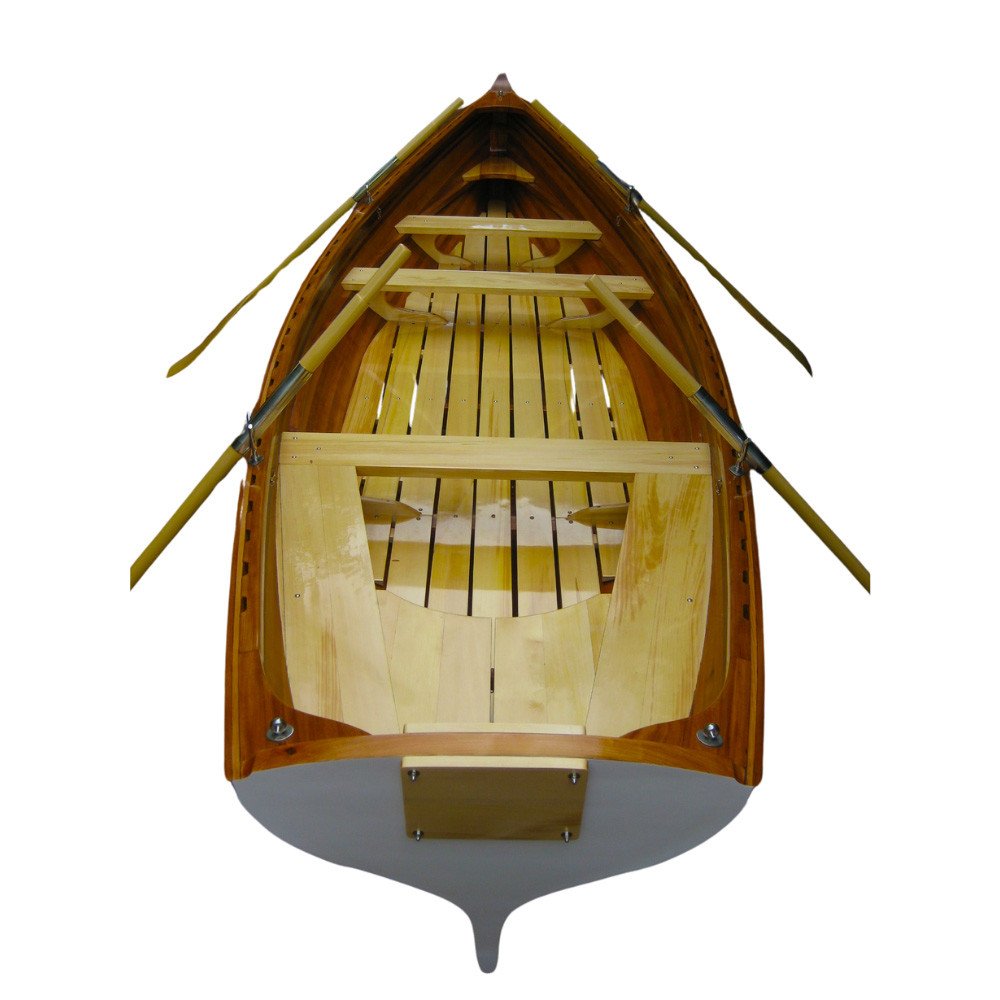 30" Unfinished Wood Hand Painted Model Boat HomeRoots