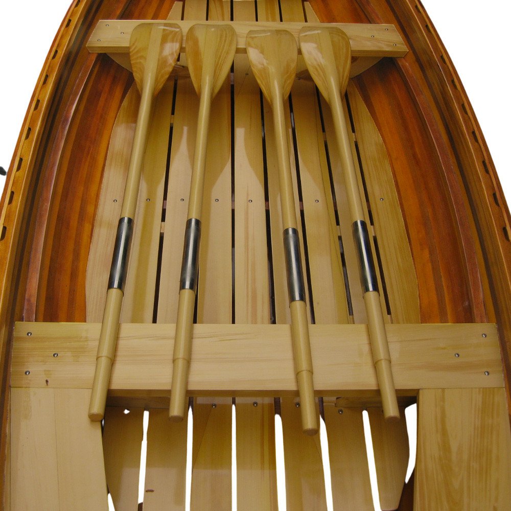 30" Unfinished Wood Hand Painted Model Boat HomeRoots