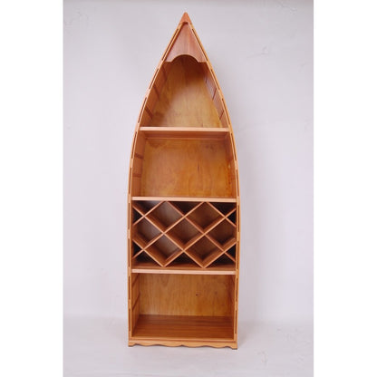 74" Unfinished Wood Hand Painted Model Boat HomeRoots