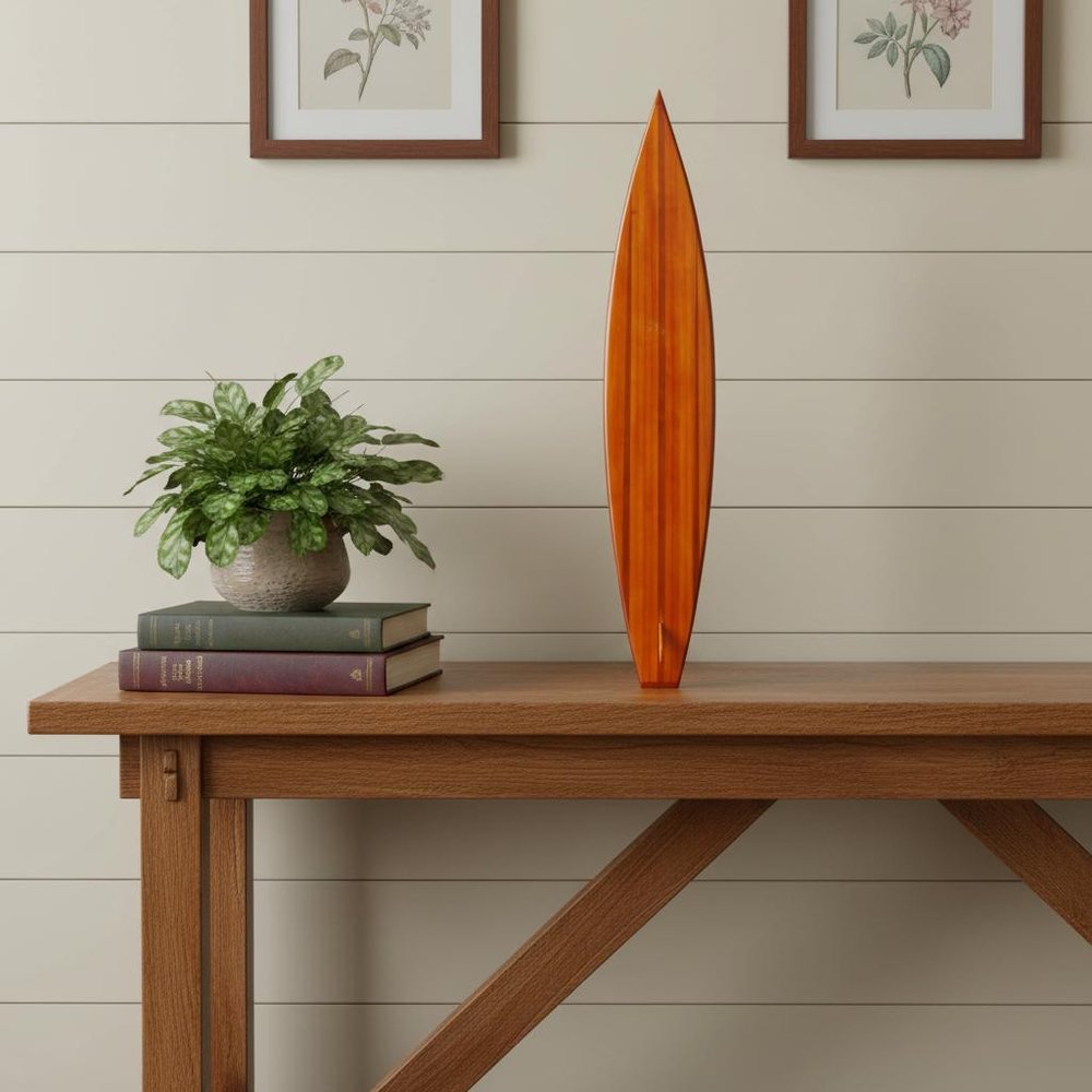 6" Unfinished Wood Hand Painted Model Boat HomeRoots
