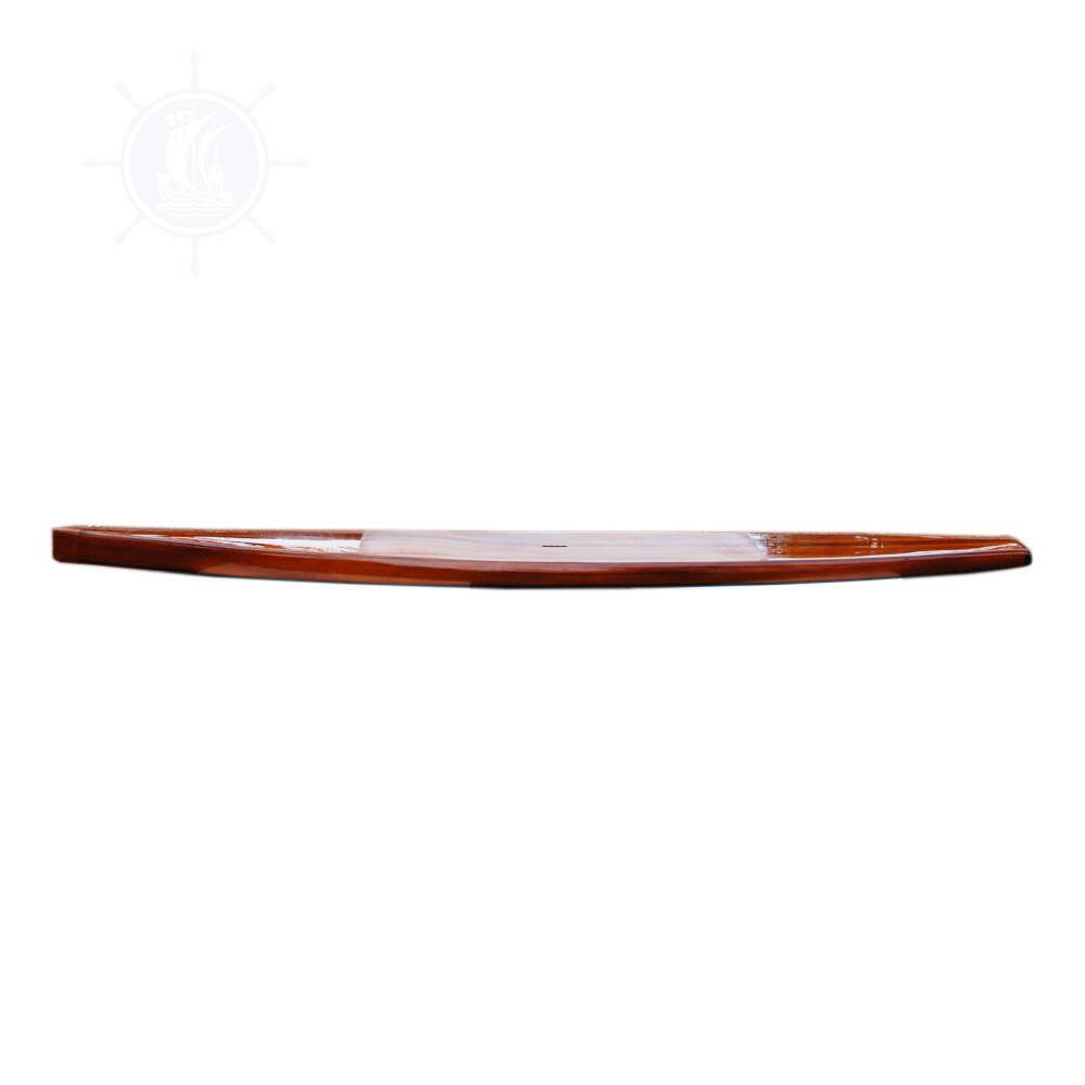 6" Unfinished Wood Hand Painted Model Boat HomeRoots