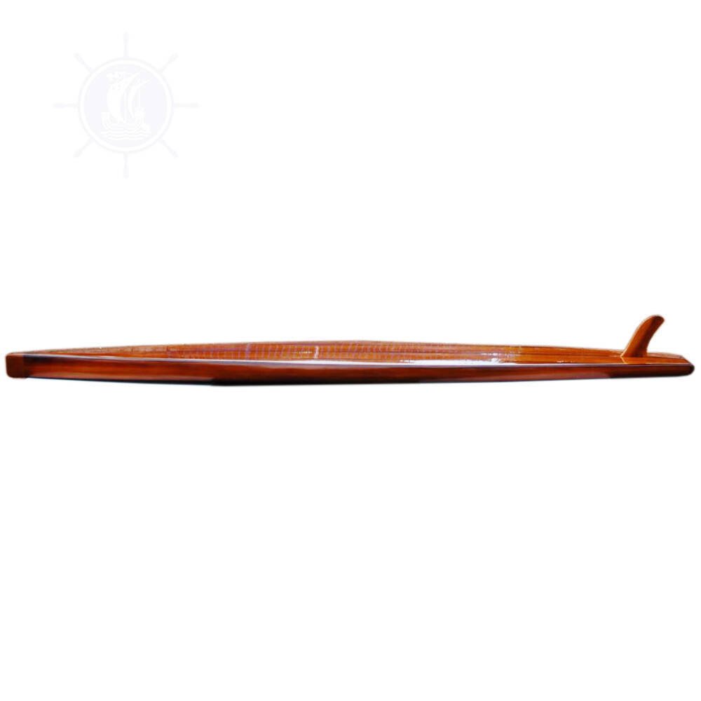 6" Unfinished Wood Hand Painted Model Boat HomeRoots