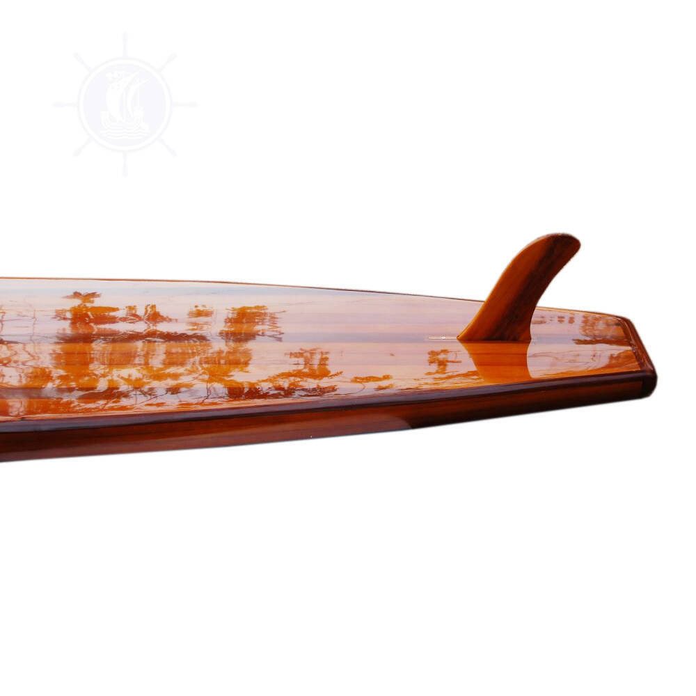 6" Unfinished Wood Hand Painted Model Boat HomeRoots