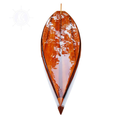 6" Unfinished Wood Hand Painted Model Boat HomeRoots