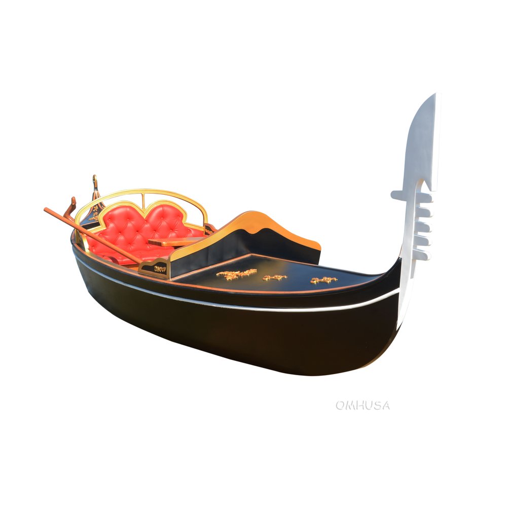 71" Unfinished Wood Hand Painted Model Boat HomeRoots