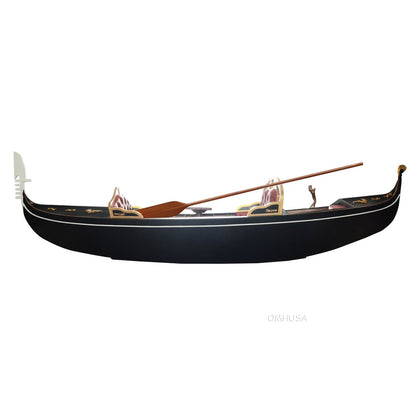 71" Unfinished Wood Hand Painted Model Boat HomeRoots